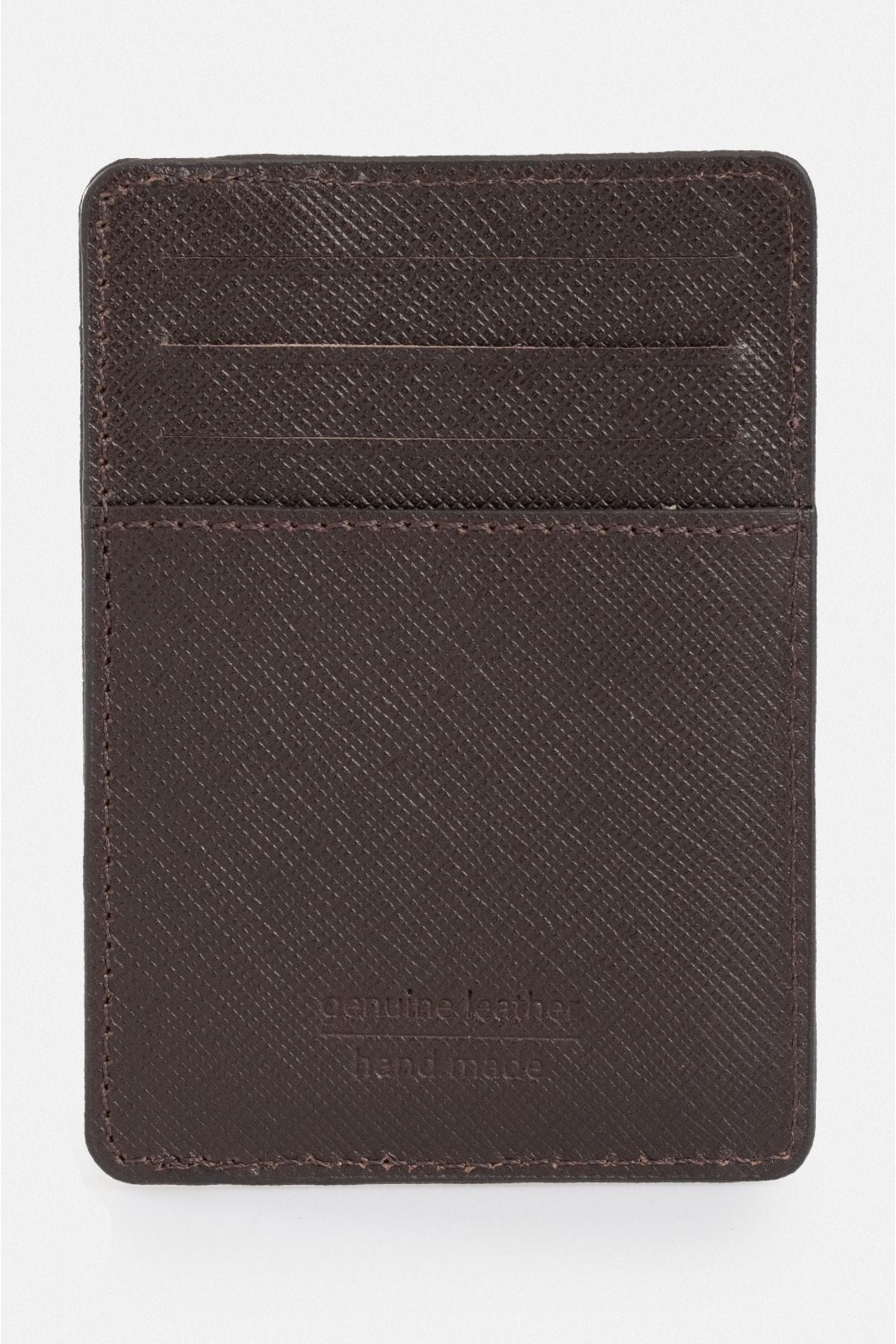 Men's Brown 100 %Leather Gift Boxed Card Holy A31y9551
