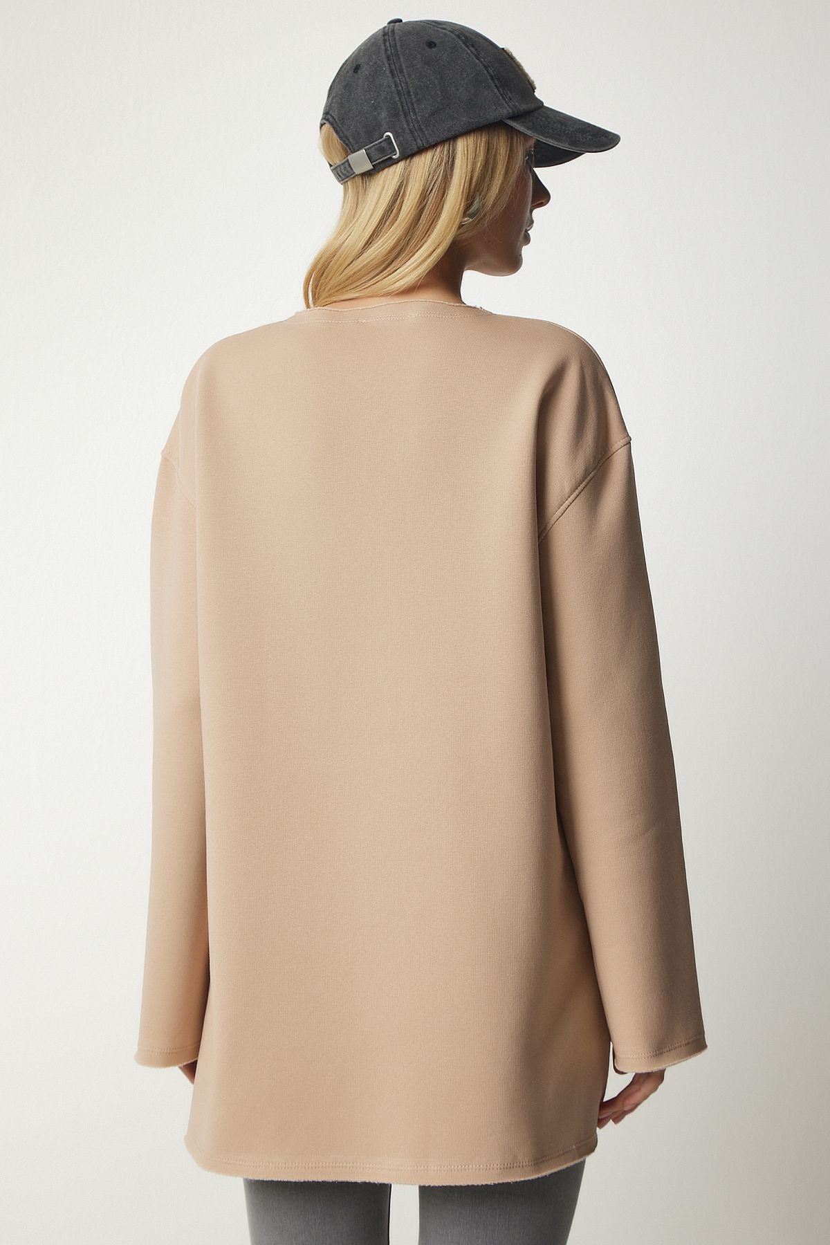 WOMEN CAMEL SWEATSHIRT NJ00131