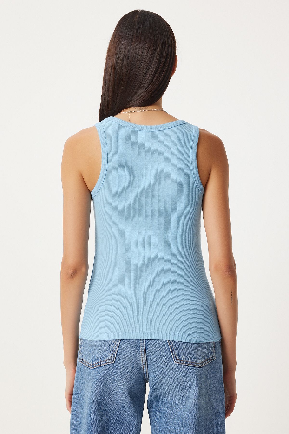 Woman Sky Blue Wick Thick Hanger Knitting Athlete HJ00009
