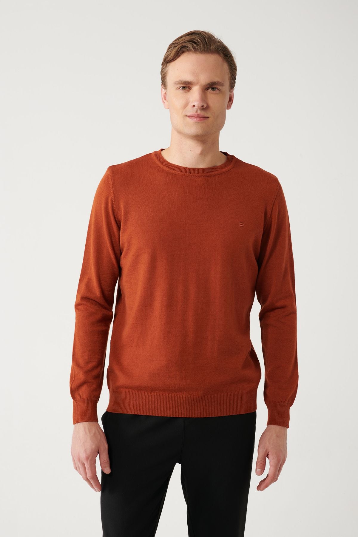 Men's Tile Bicycle Cycling Wool Mixed Knitwear Sweater B005013