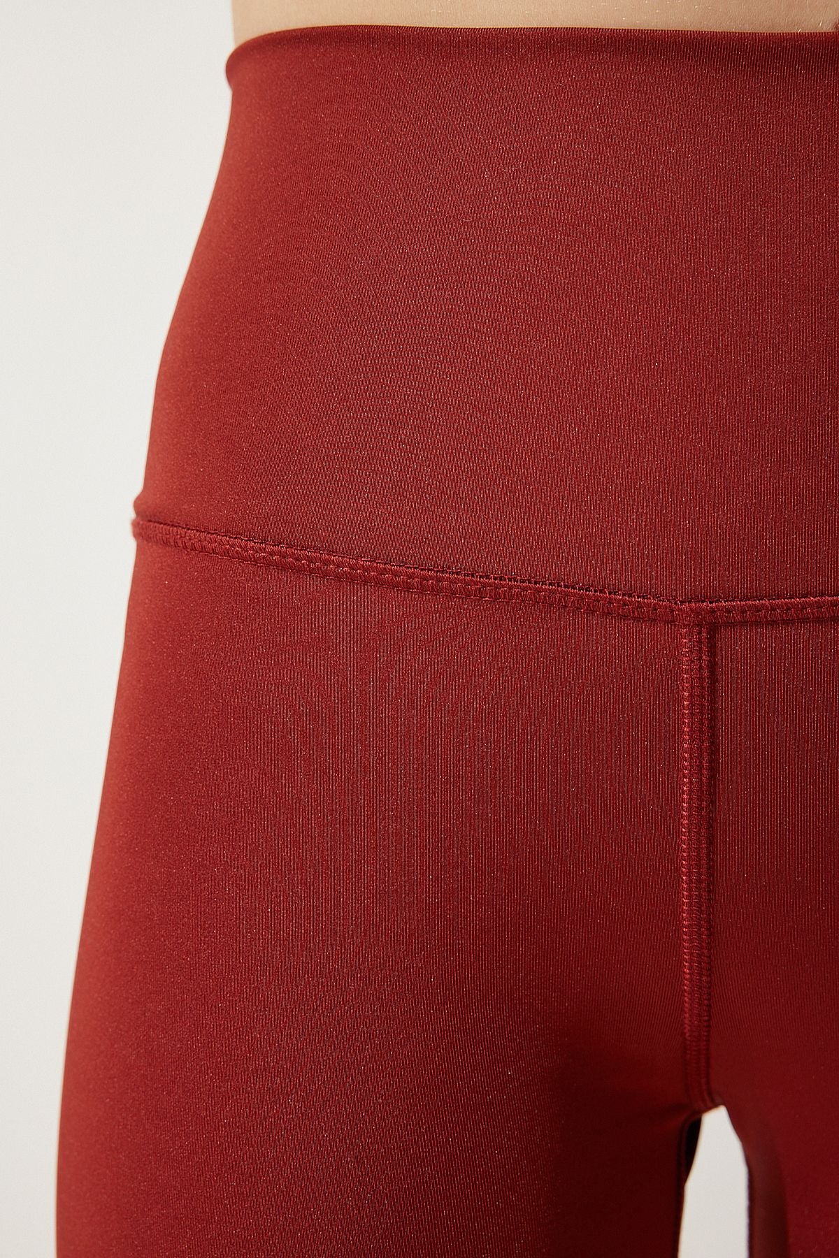 Female Bordeaux High Waist Rinseer Bicycle Tights FL00001