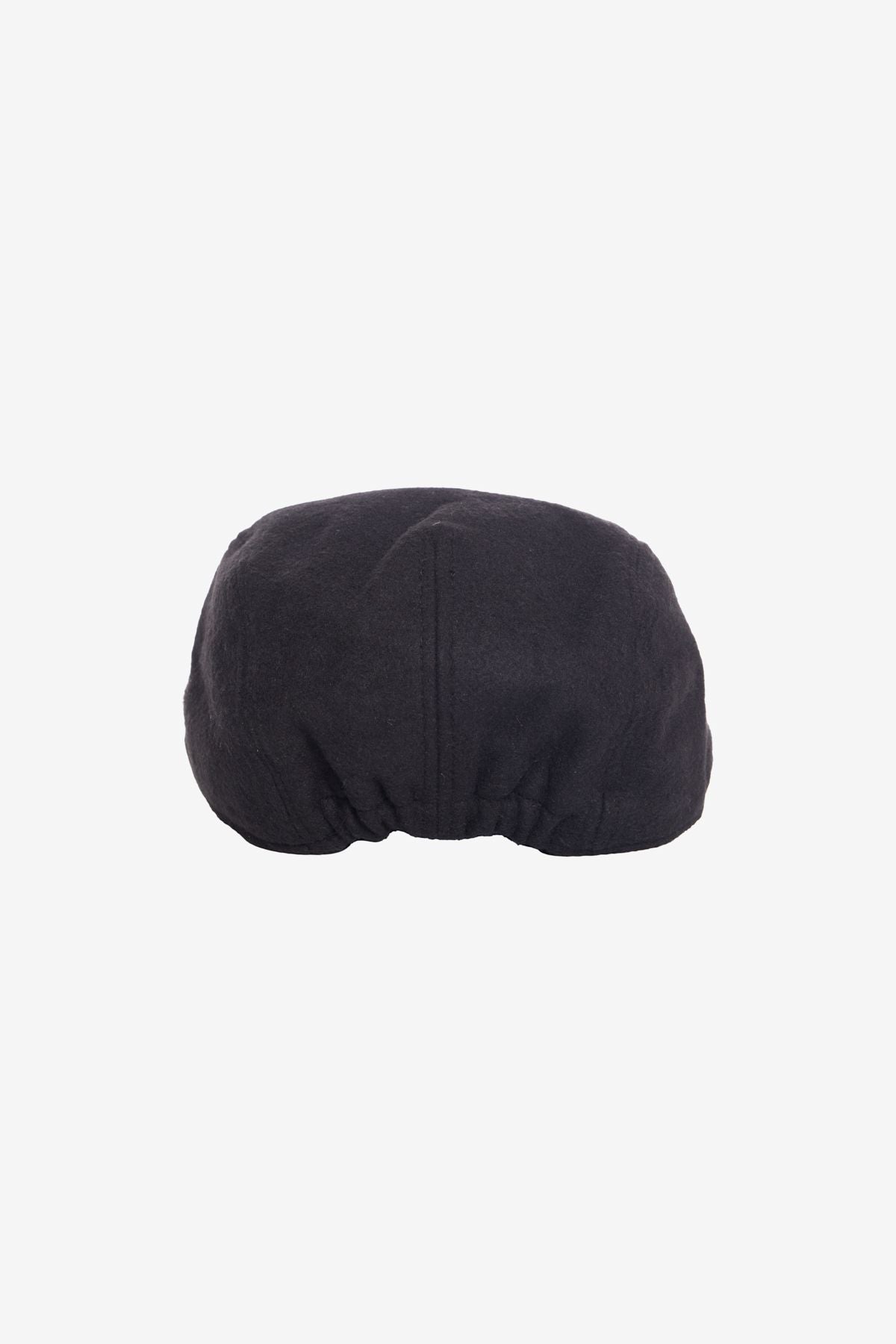 Men's black cotton helmet hat