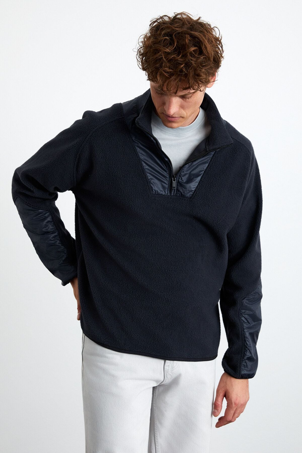 Pancraz Men's Polar Navy Blue Sweatshirt