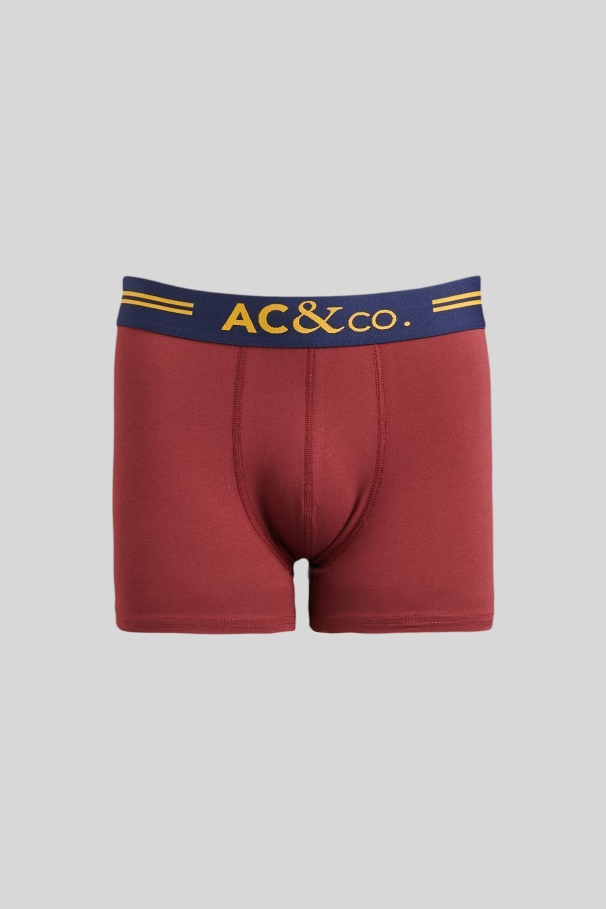 Men's Navy-Bordo-Antrasite 3 Piece Cotton Flexible Boxer Package