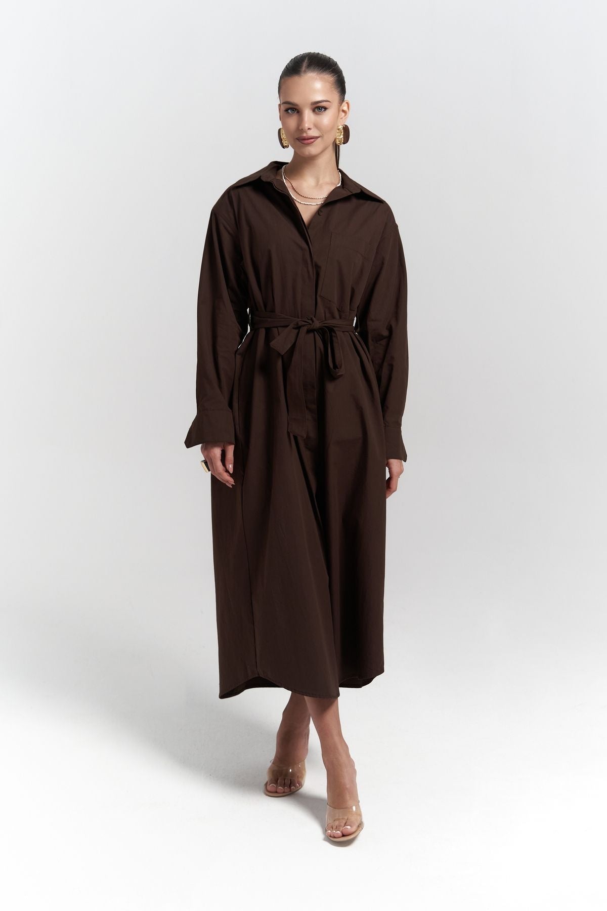 BELSAY TREATCOOT COFFEE DRESS
