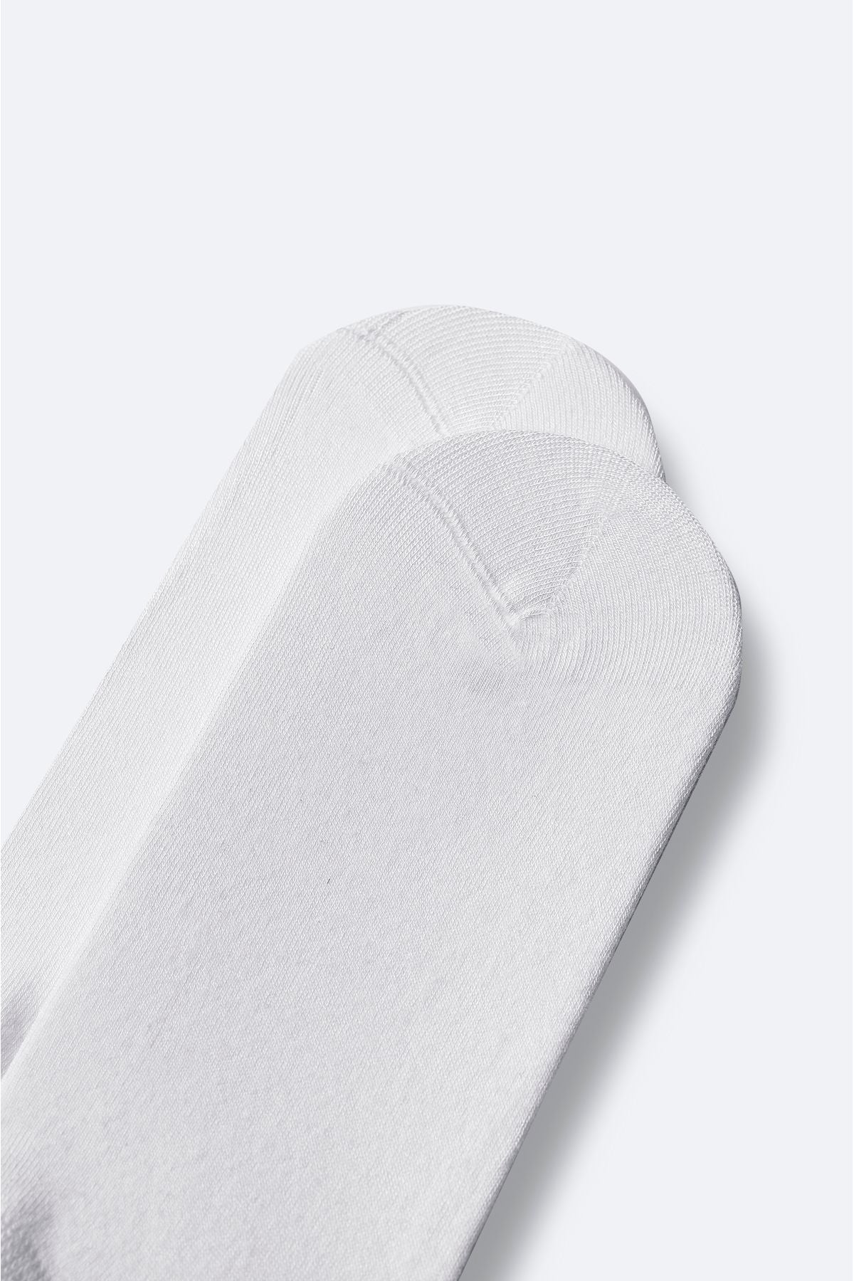 Men's white cotton sneaker socks B008553