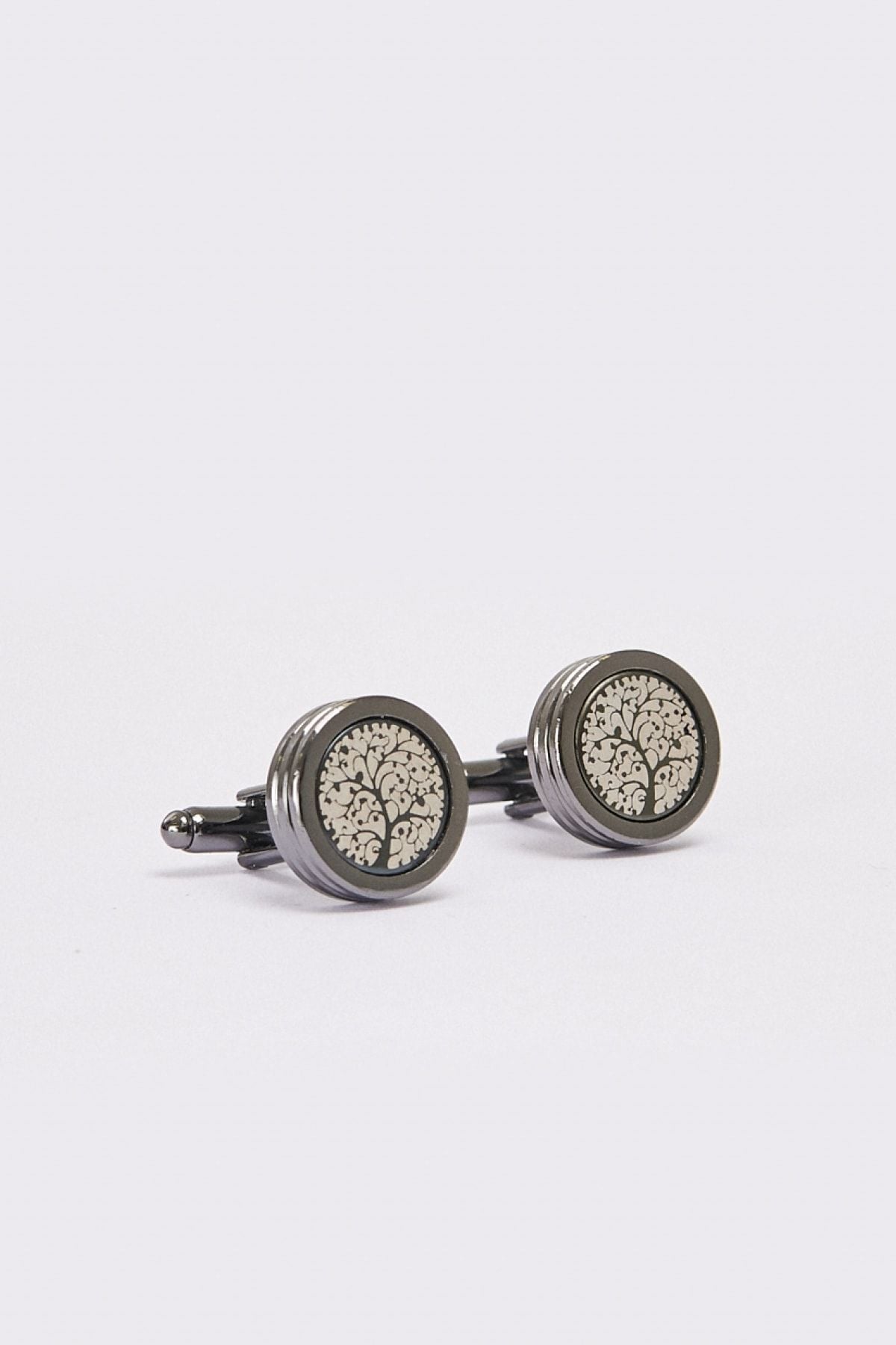 Men's Gray Altınyıldız Classics 100 %Metal Cufflink