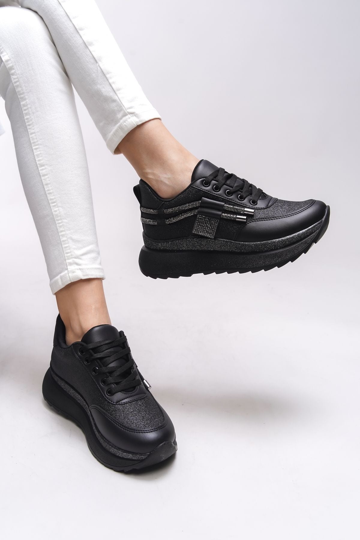 Lesreene Woman Sneaker 0012220 Black Black