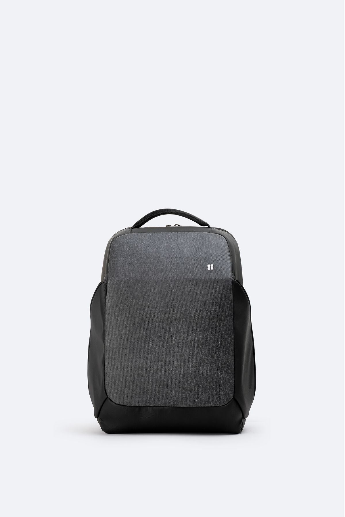 Men's anthracite USB cable input shell backpack A42y9131