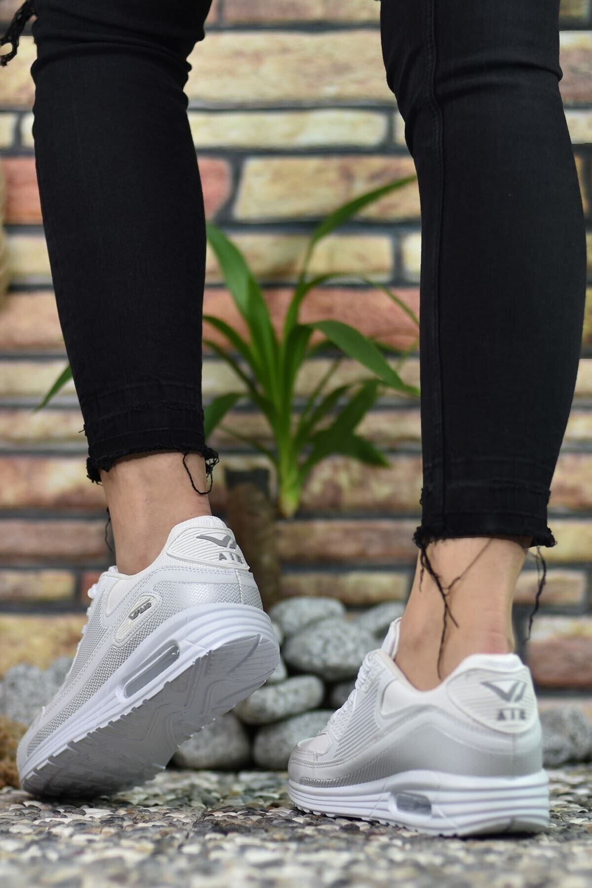 White Unsex Air Taslo comfortable sneaker 00121651