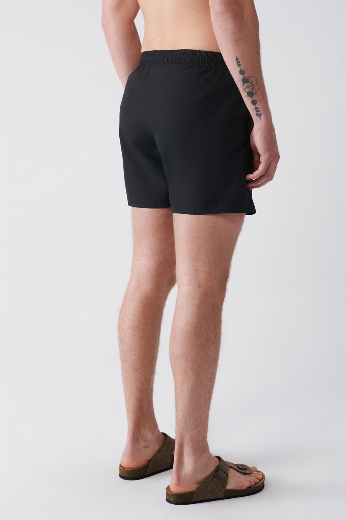 Men's Black Fast Drying Standard Size Mayo Sea Short E003801