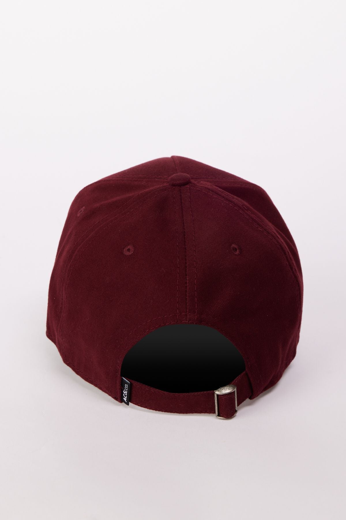 Male Bordeaux 100 %Cotton Changeable Hat with Sticker