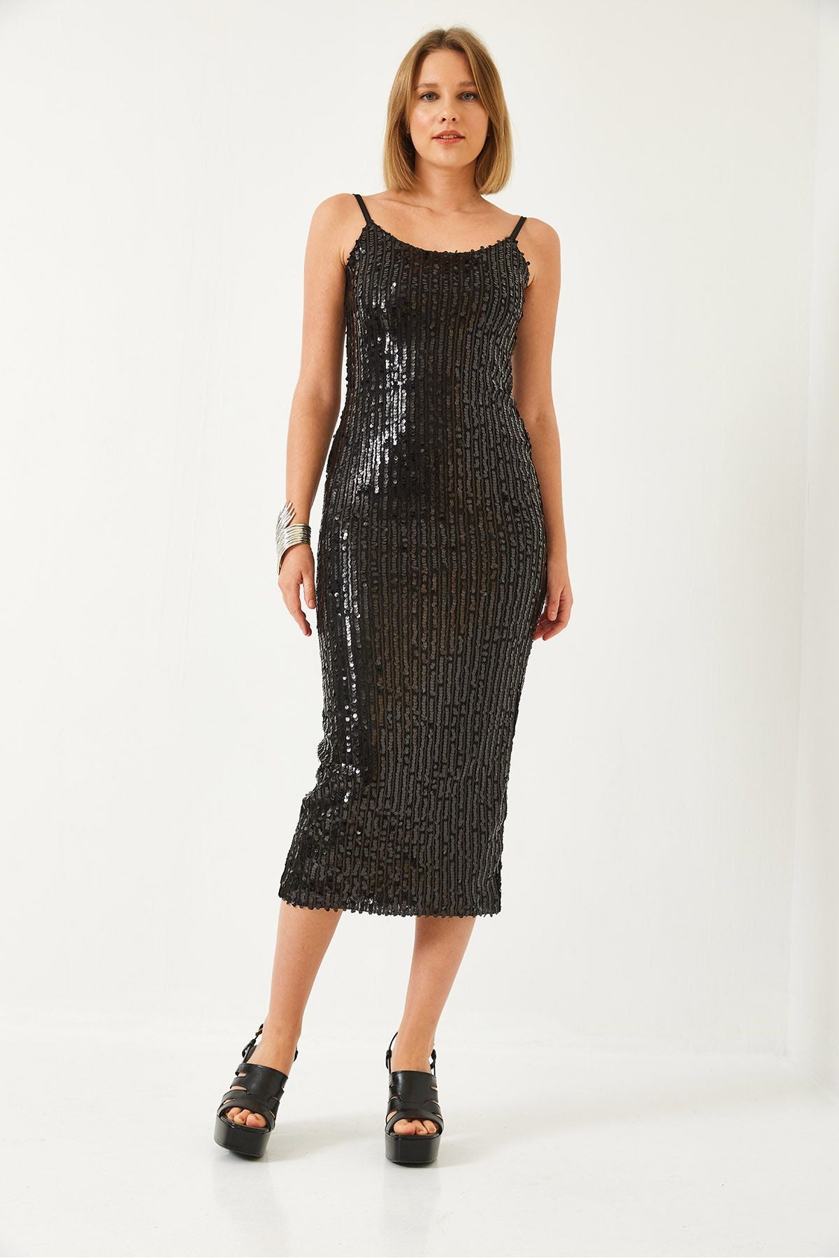 WOMEN'S STAMP SERDEL HANDER MIDDIN SEED LINE DRESS 60261195