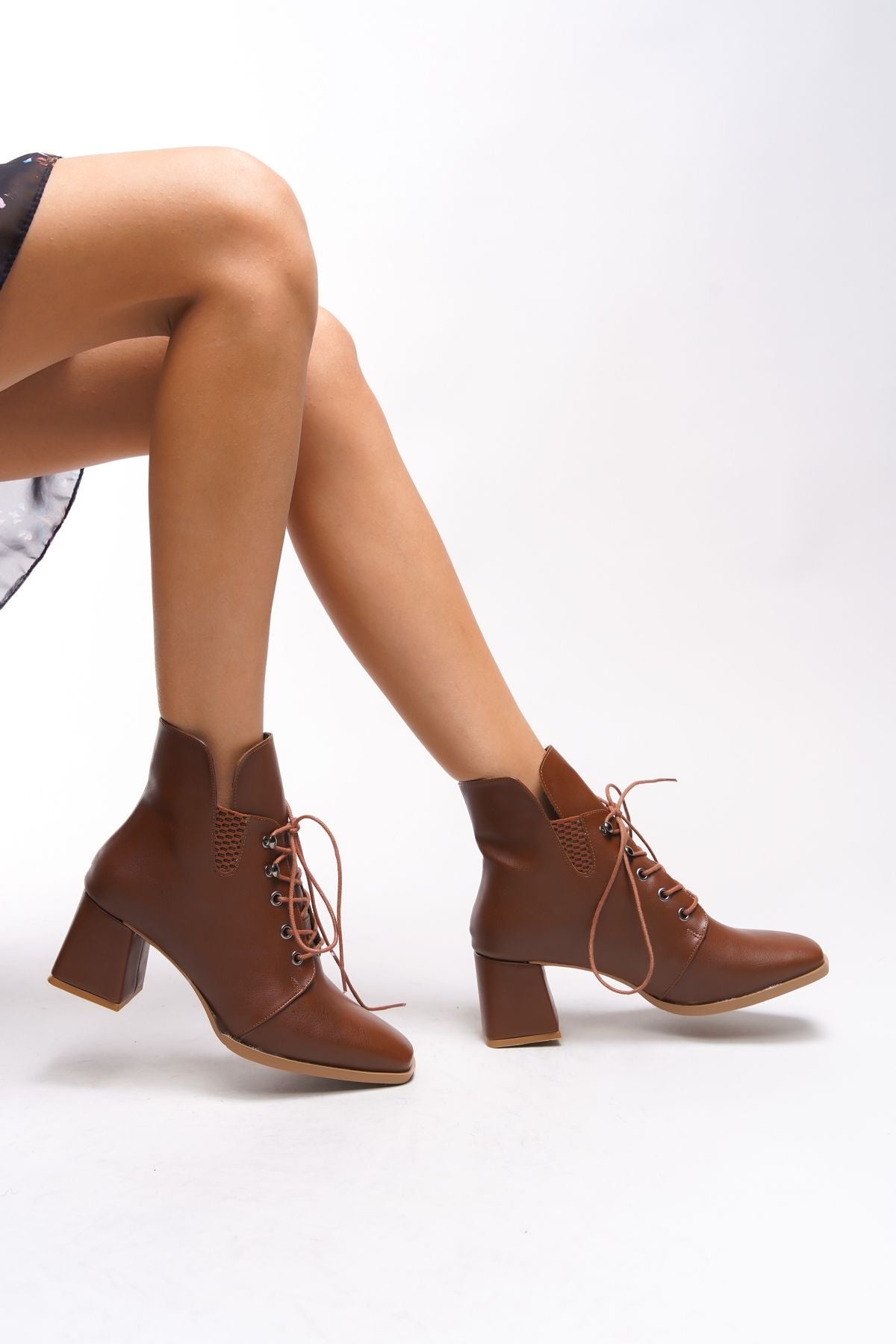 Vyllaurel Women Heels Bot 00123545 Taba Skin