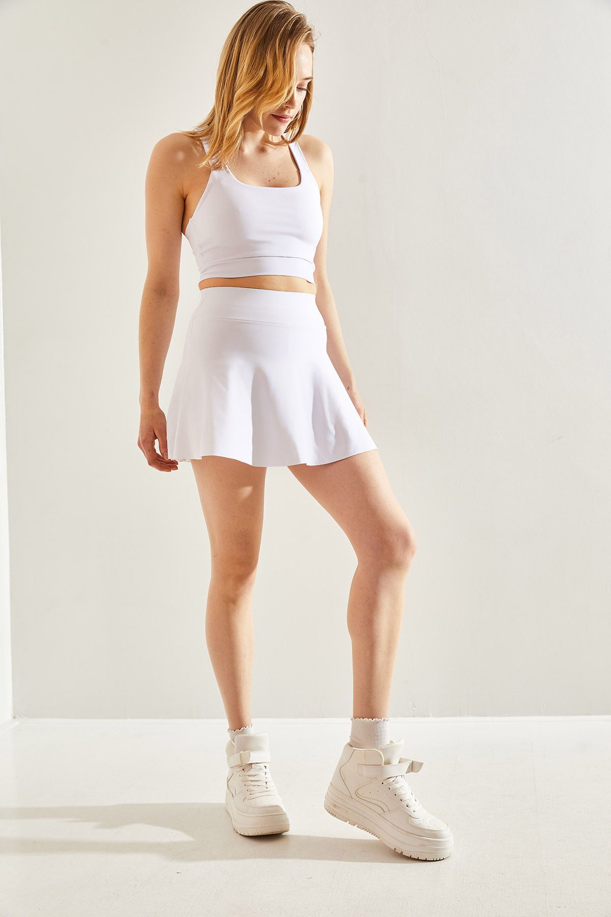 Tennis skirt with women's tights shorts 60251343