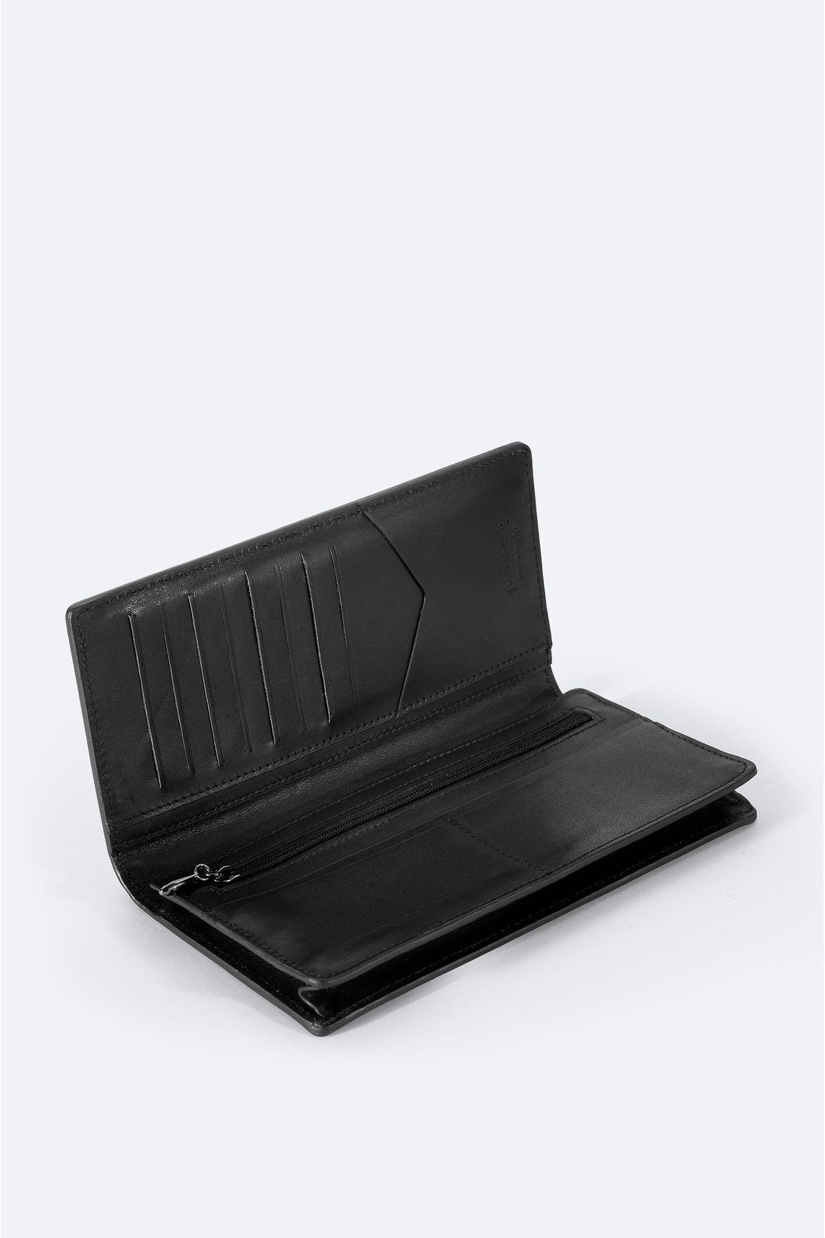 Men's black gift box 100 %leather wallet B009561