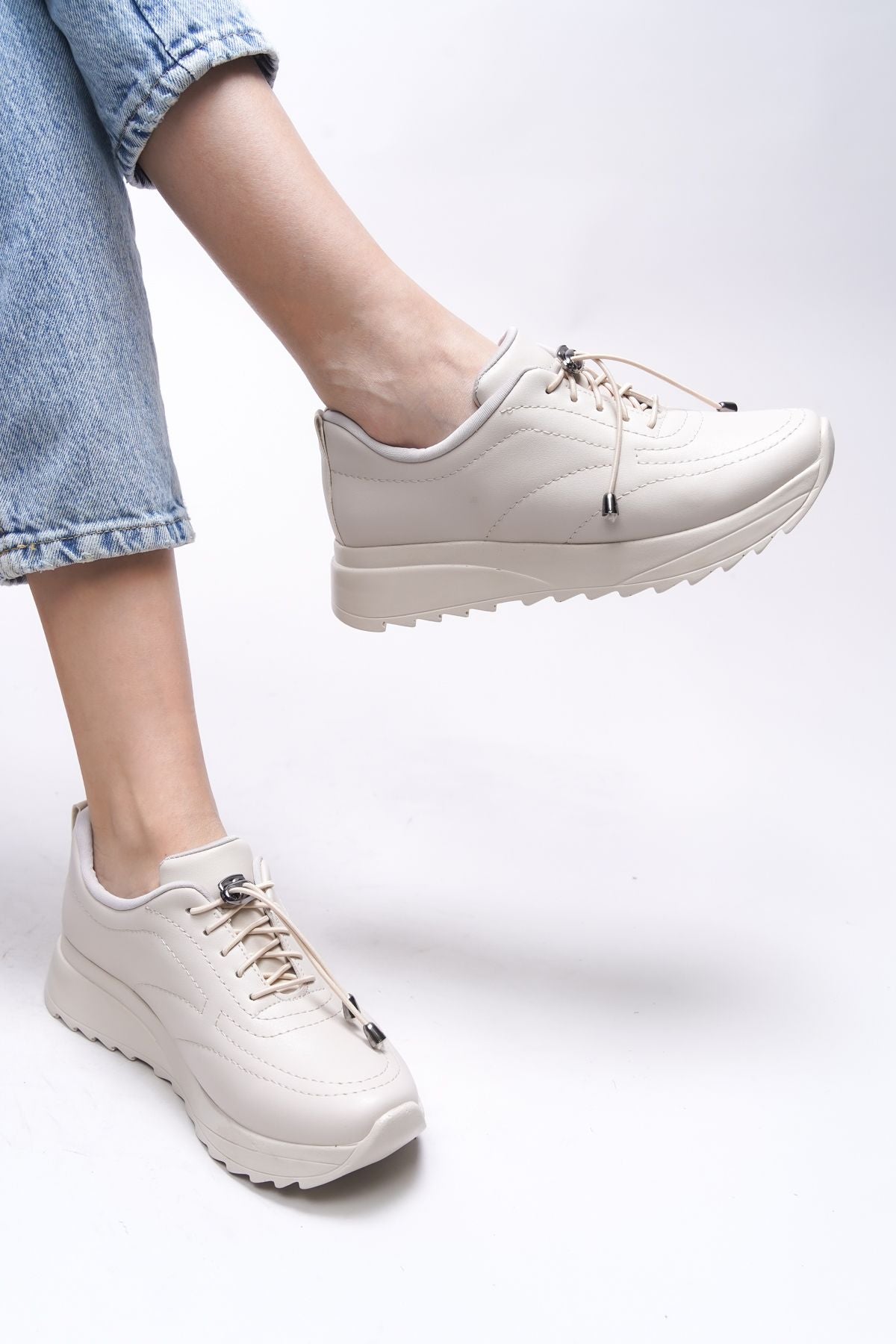 Pierphanis Female Sneaker 00121120 Beige Skin