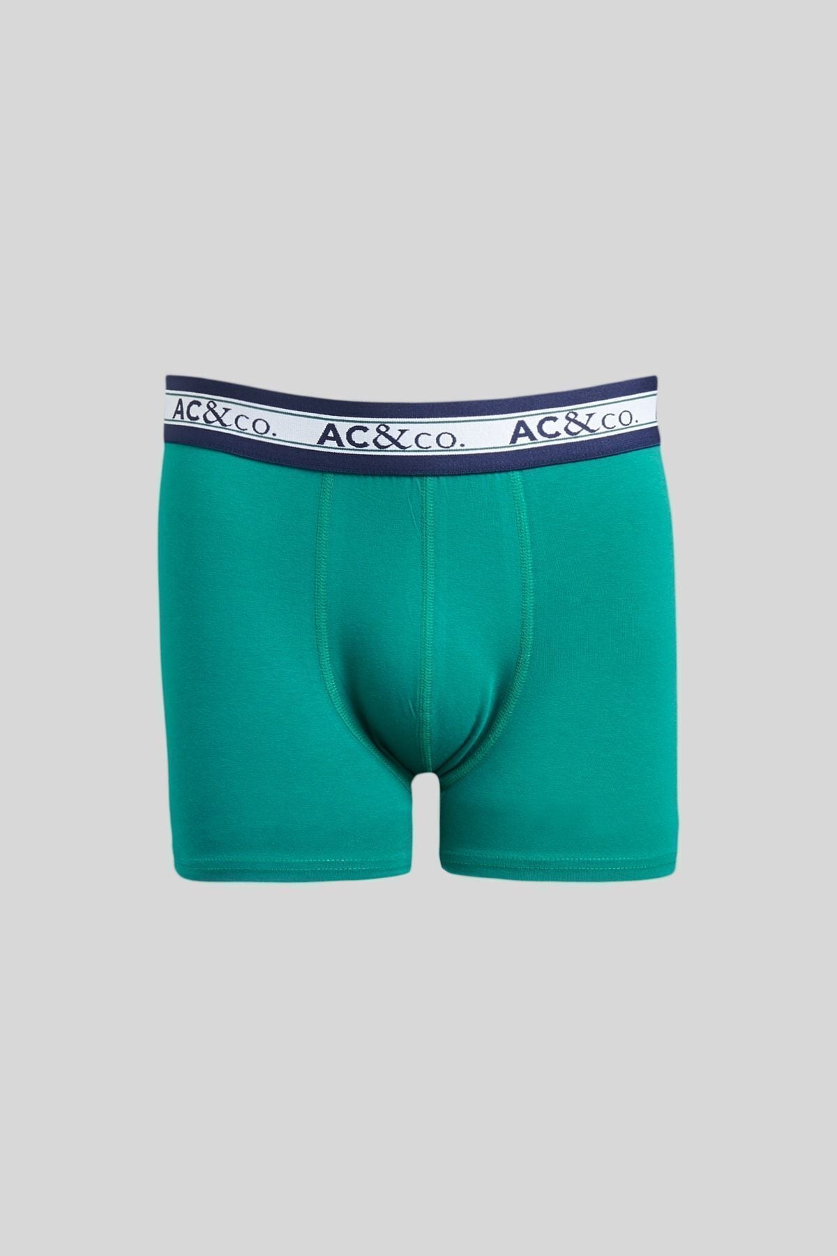 Men's Glass-Bordo-YESIL 3-Cotton Flexible Boxer Package