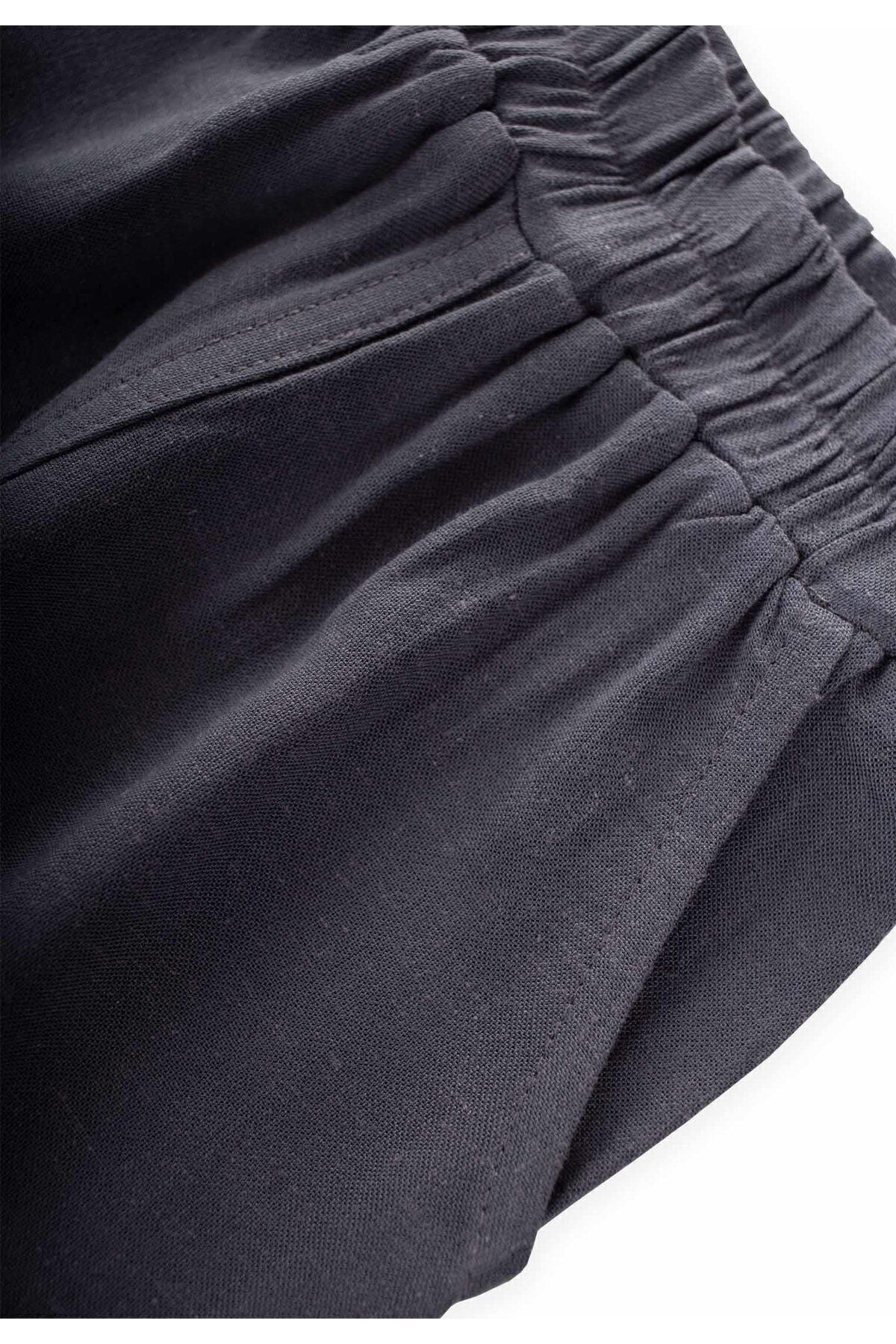 Sun linen pants 2-7 years old anthracite