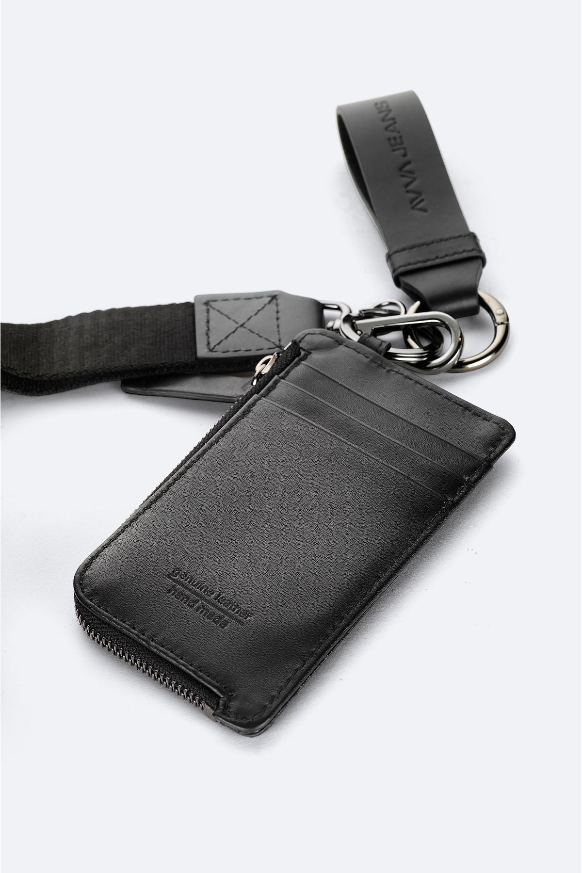 Men's Black Gift Boxed Hanger 100 %Leather Wallet B009565