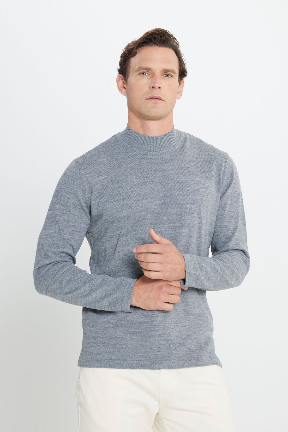 Men's gray melang