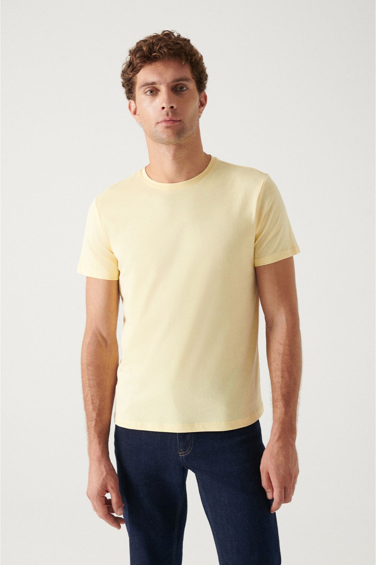 Male 5 %100 %cotton bike collar T-shirt E001021