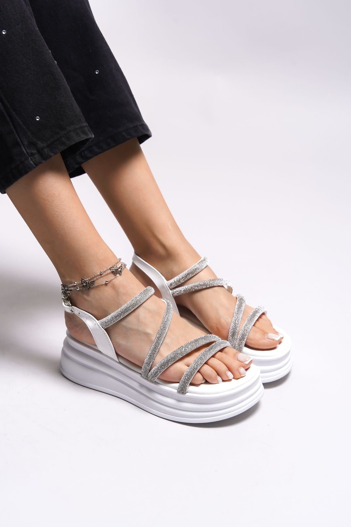 Ghylgal Women's Sandals 0012311 White