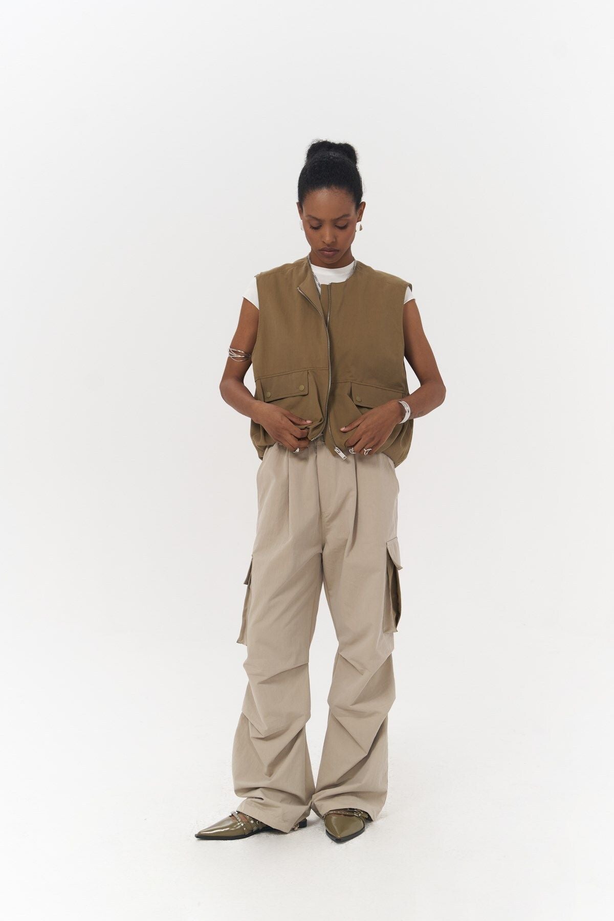 Cappi beige cargo pants