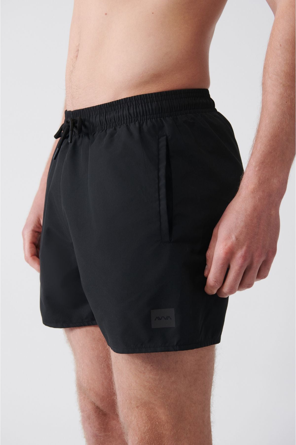 Men's Black Fast Drying Standard Size Mayo Sea Short E003801