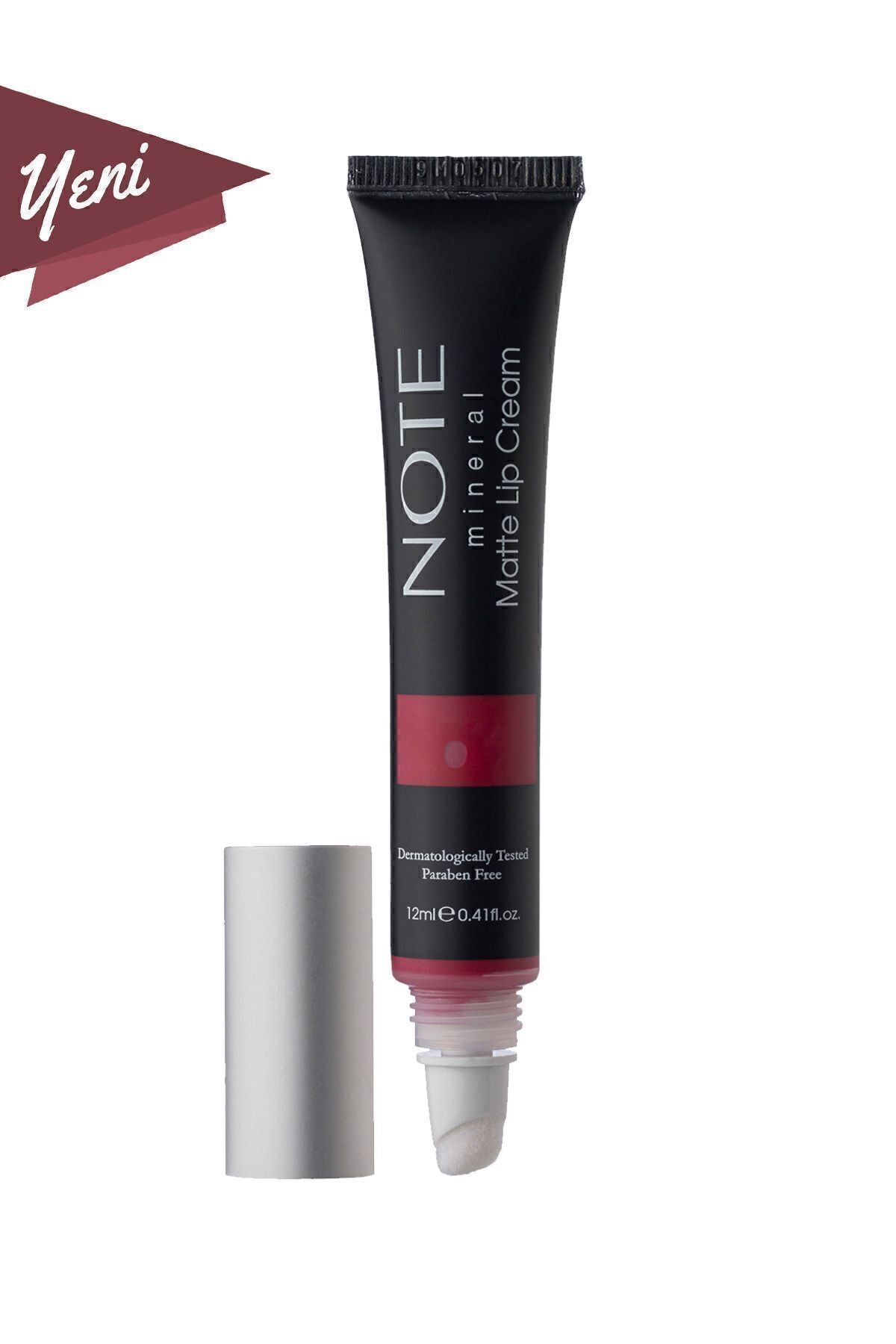 Mineral Matte Lip Cream semi -matte finish liquid lipstick 05 plum wine - red