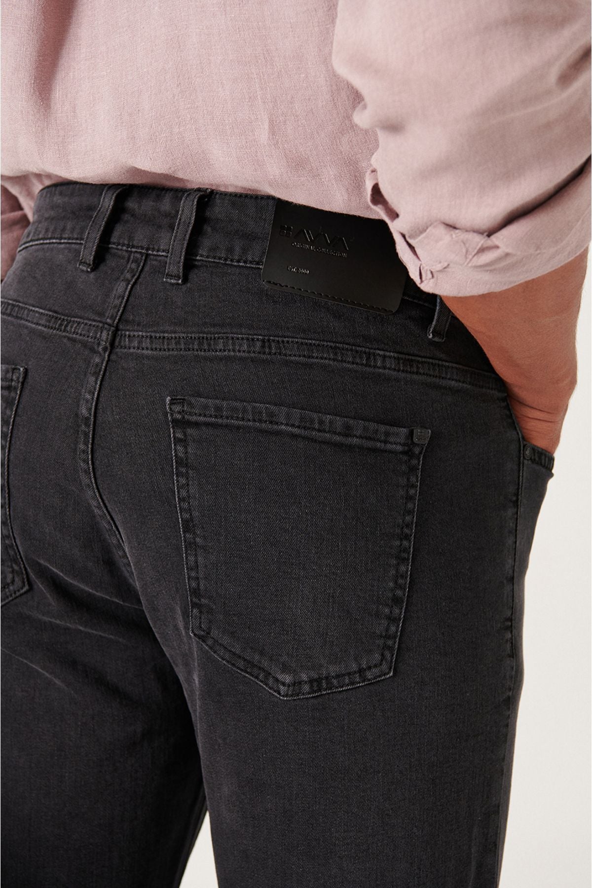 Men's anthracite Wash Wash Lyan Jean Trousers E003524