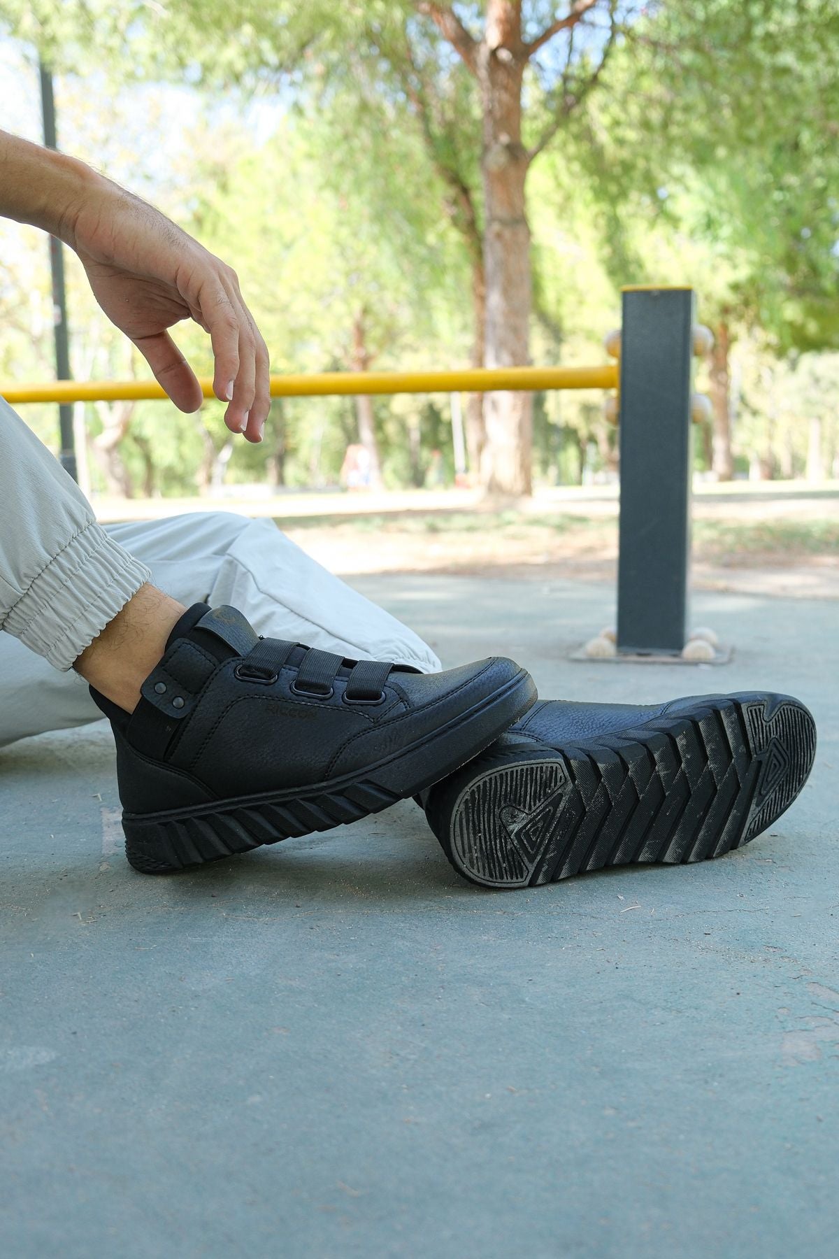 Siyah Siyah Unisex Sneaker Bot 0012383
