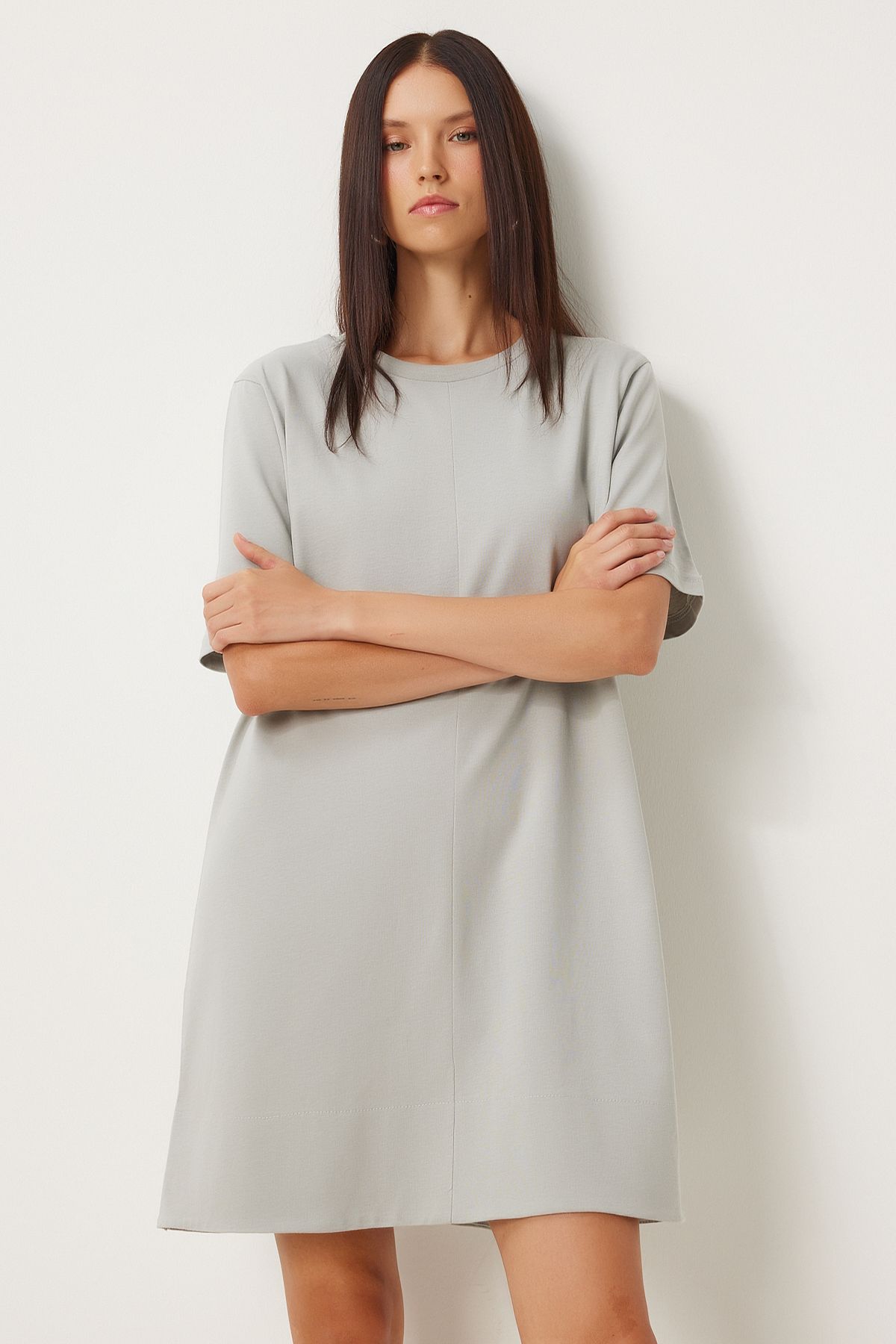 Women's Stone Gray Cycling Daily Combed Dress BP00166