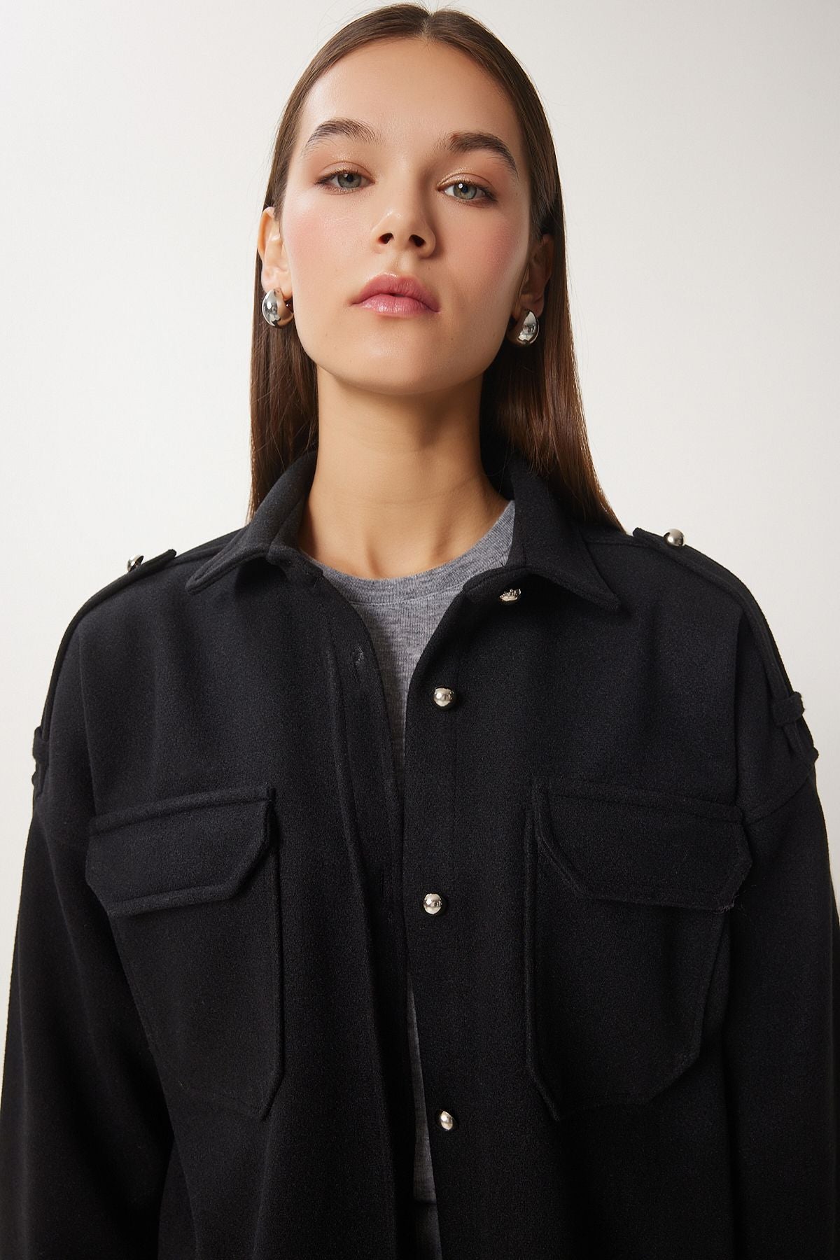 Woven Woven Shirt Jacket FH00020