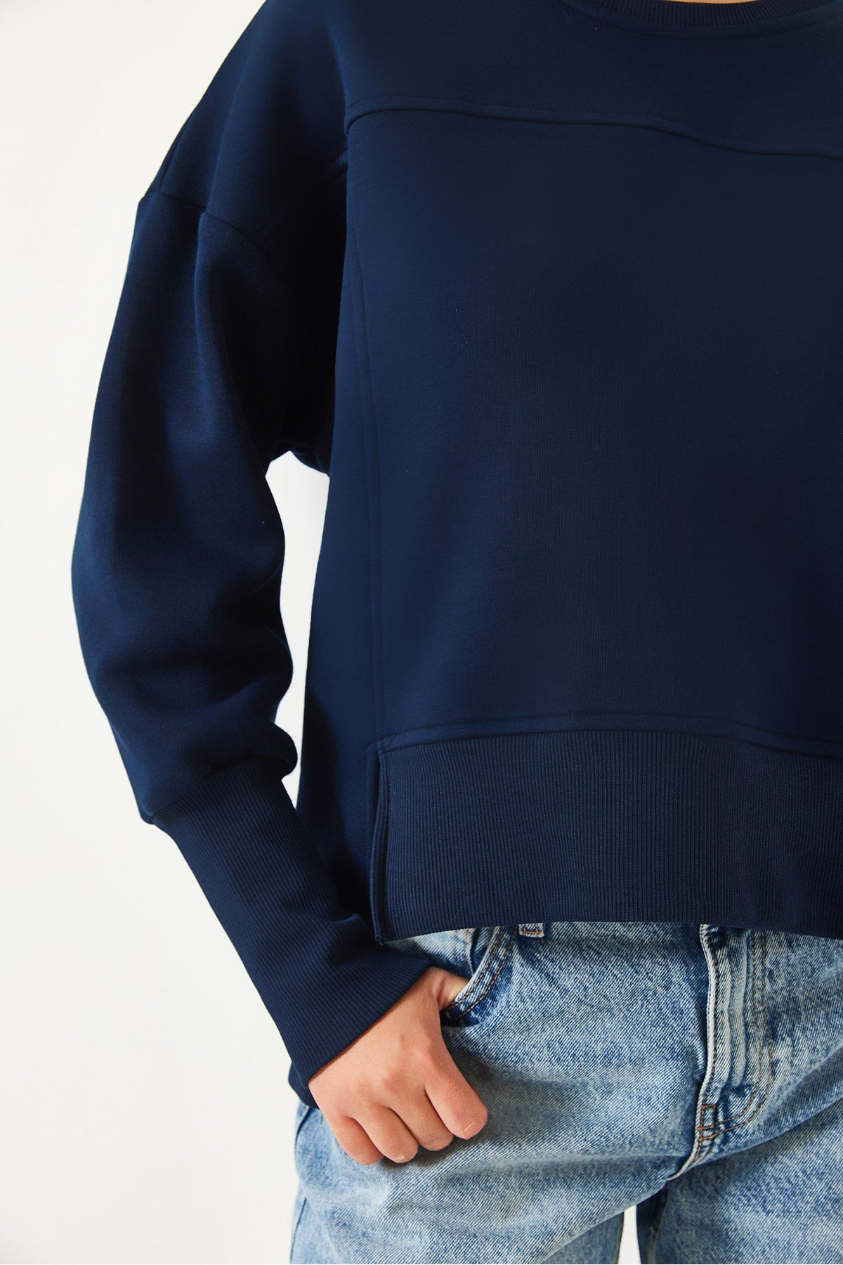 Women's Three Thread Raised Oversize Sweatshirt 60031024