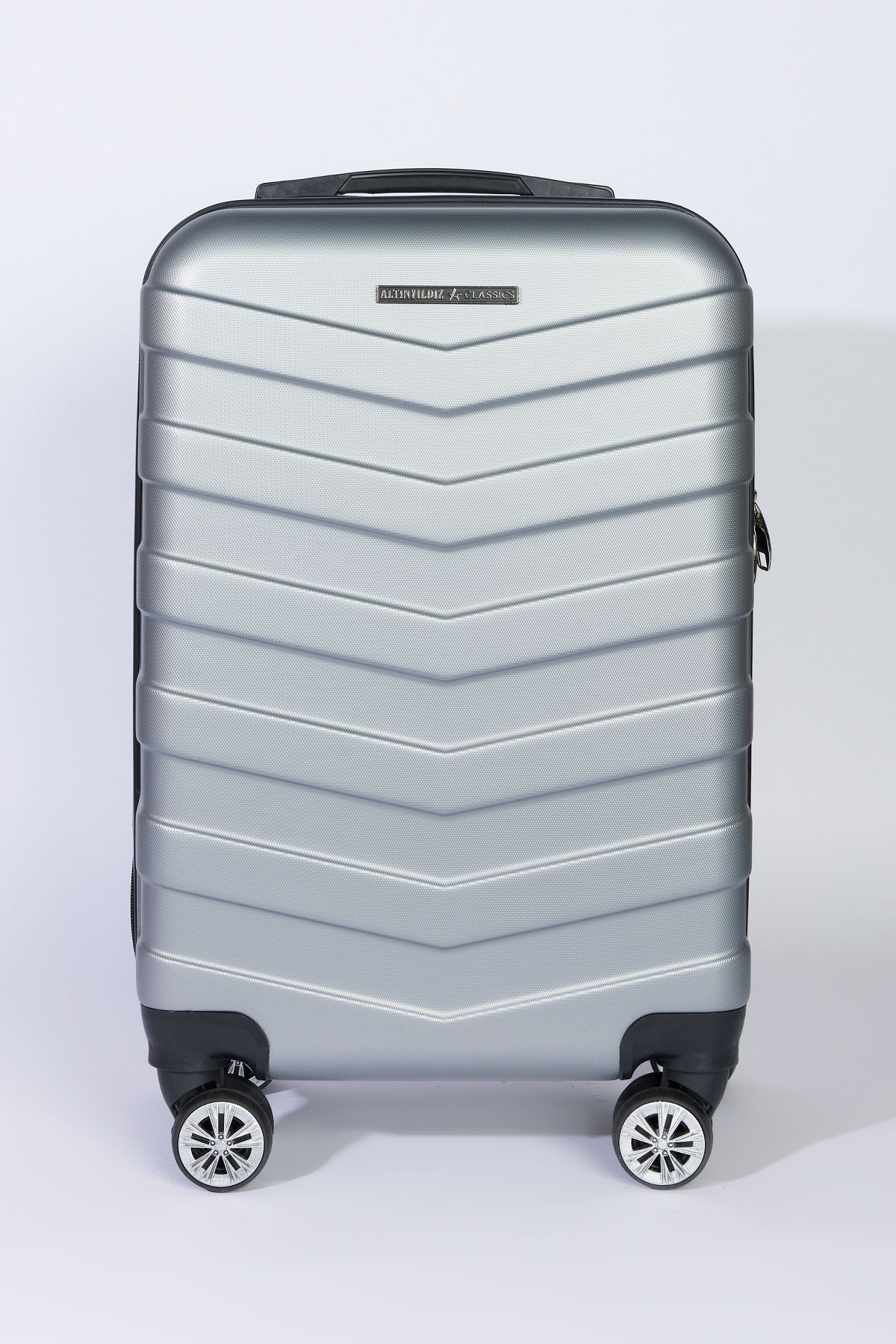 Silver gray cabin (small) size suitcase