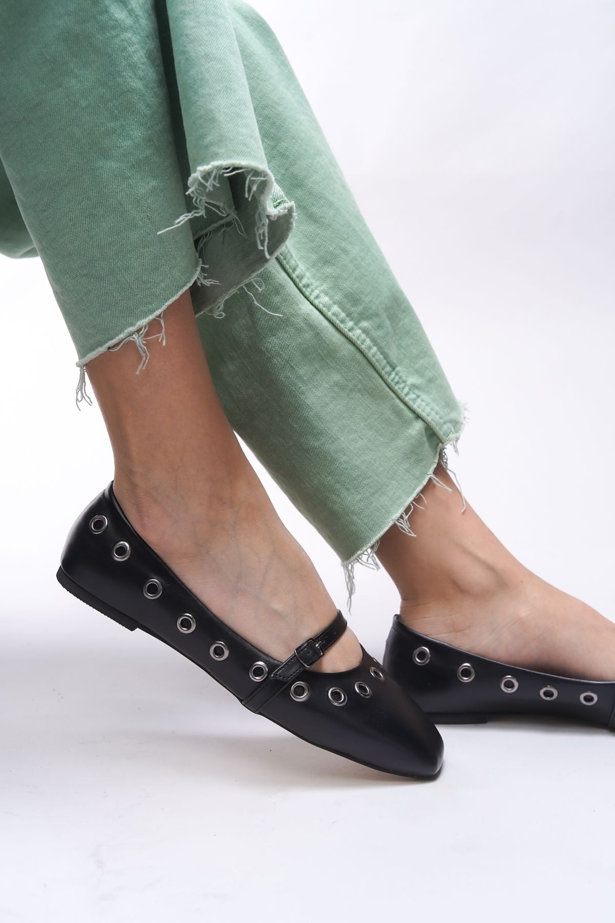 Thelmurn Kadın Babet 0012900 Black Skin