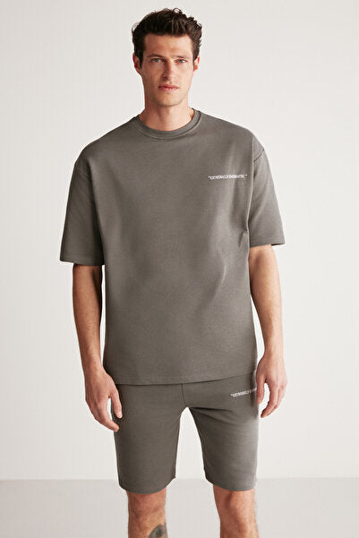 Colombia Men's 2-Piece Set Comfort Fit Polar-Free Embroidered Gray Tracksuit