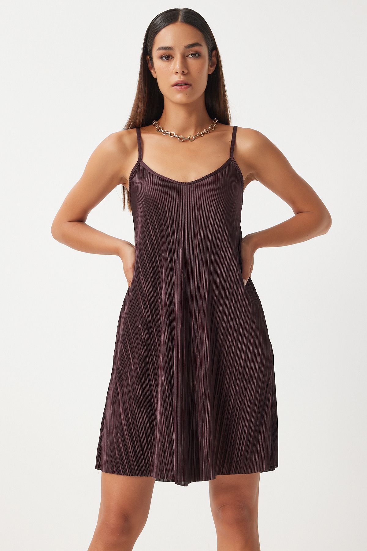 Female Pins Hanger Plywood Summer Mini Knitting Dress DZ00119