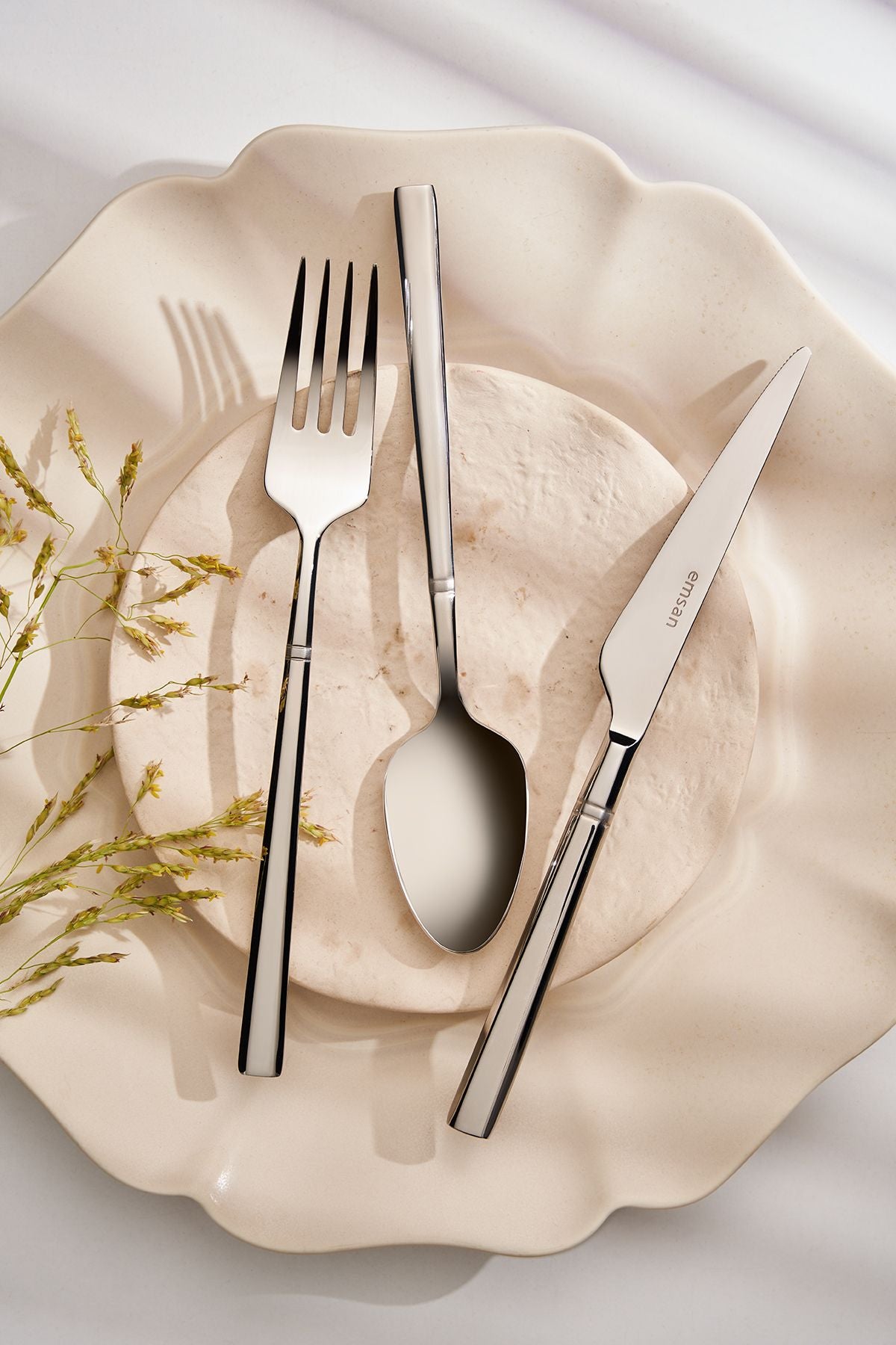 Penta 18 pieces 6 people sweet fork spoon knife set classic