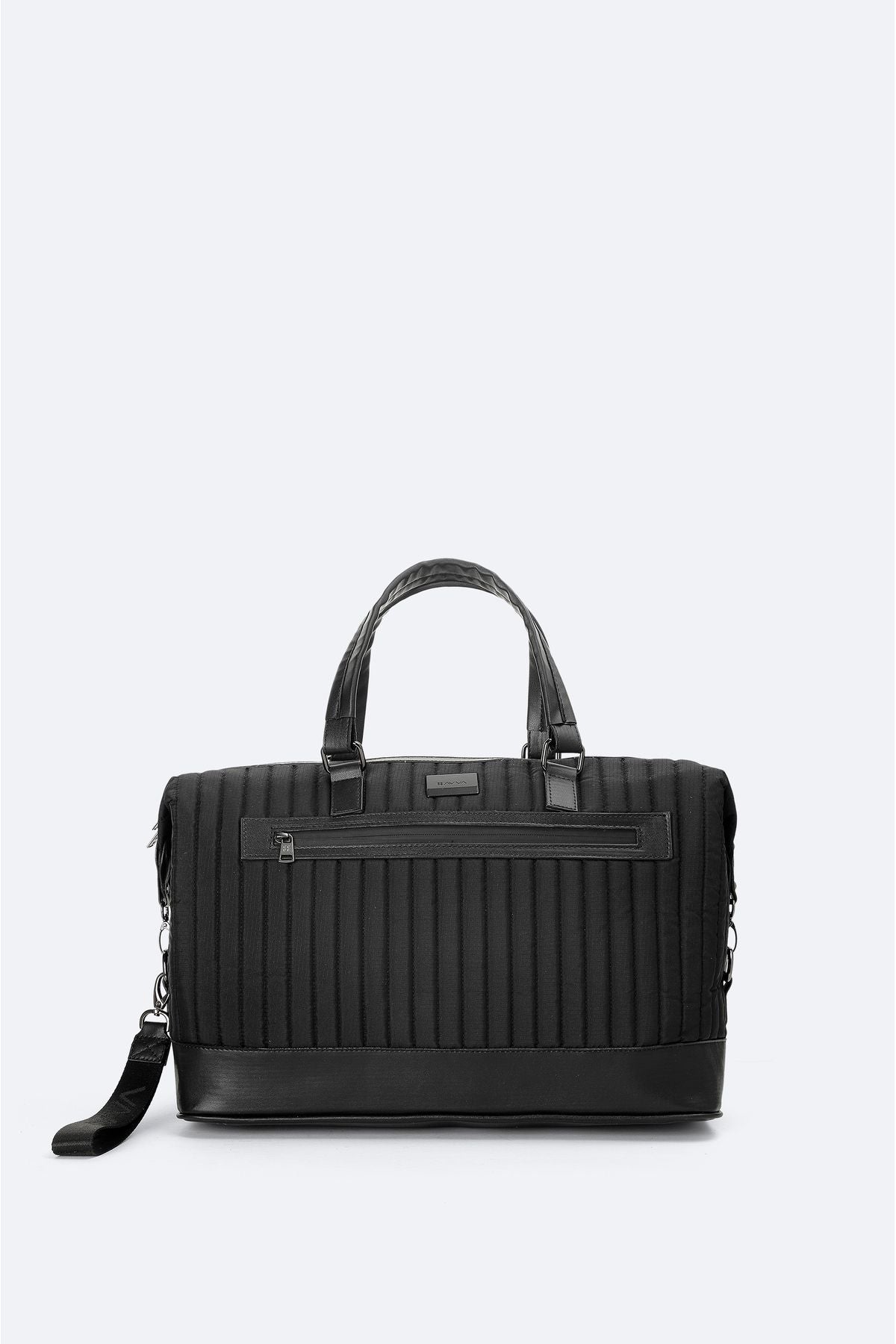 Men's black shoulder strap travel bag A32y9100