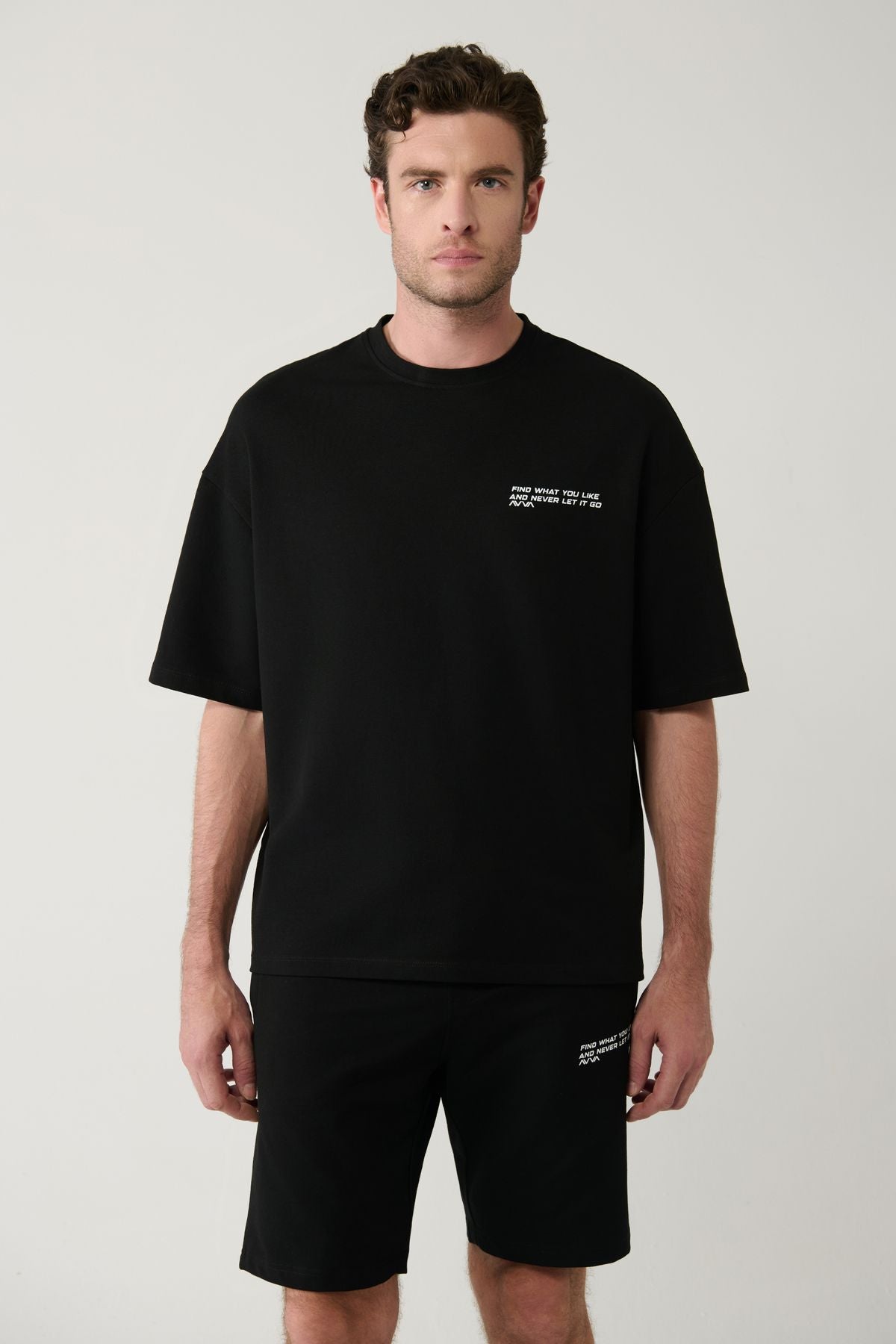 Men's Black 2 IP 2s Short Set E001600