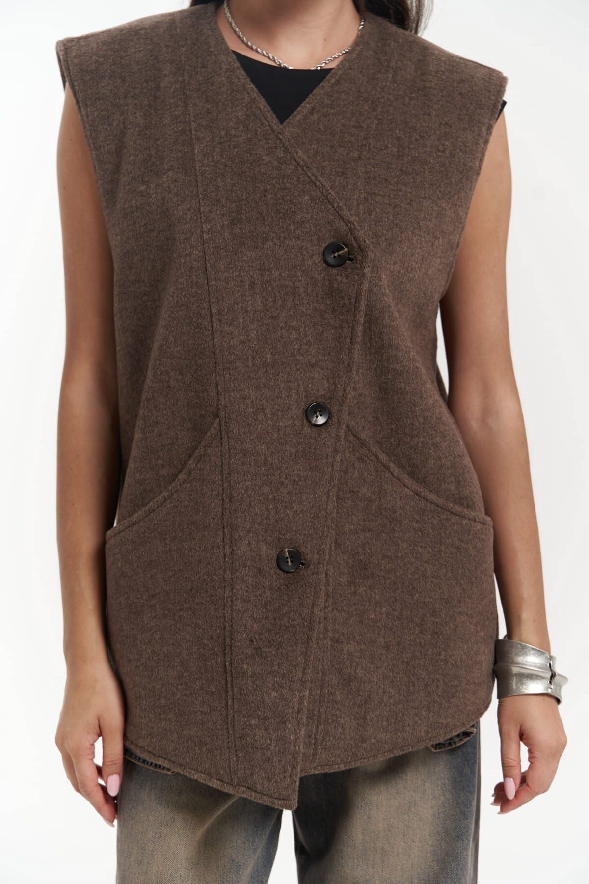Colmar Coffee Shabby Cardigan