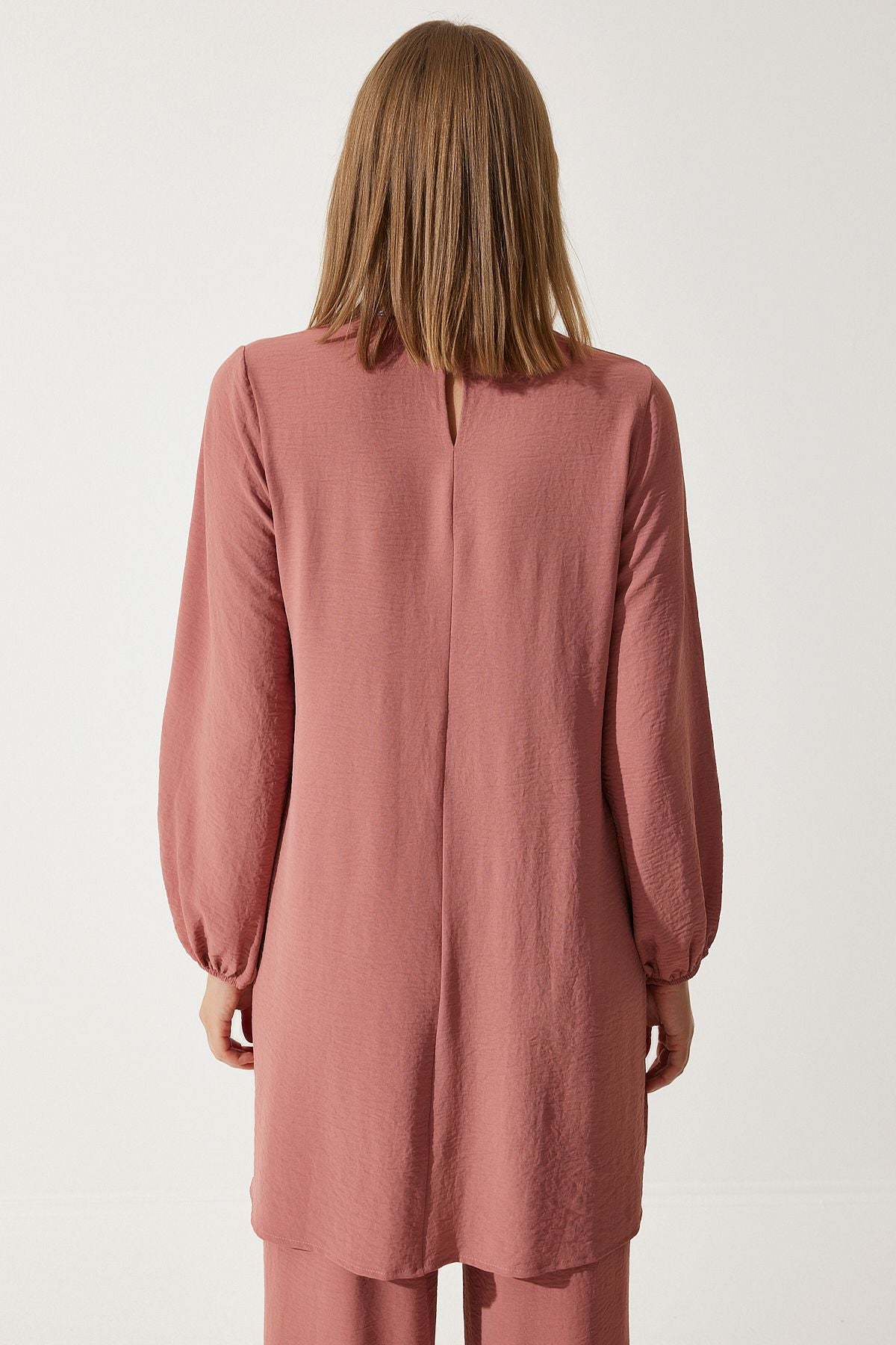 WOMEN'S ROSE DRIVER DRUG TUNIK PALAZZO Knitting Set to00133