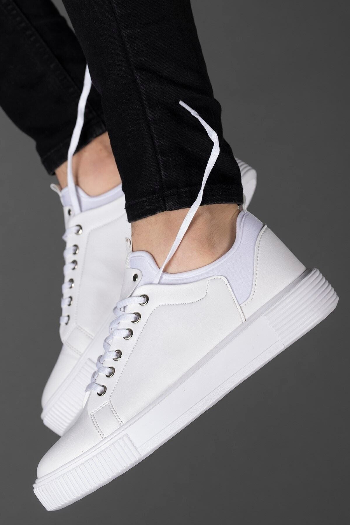 White Unisex Sneaker 0012658