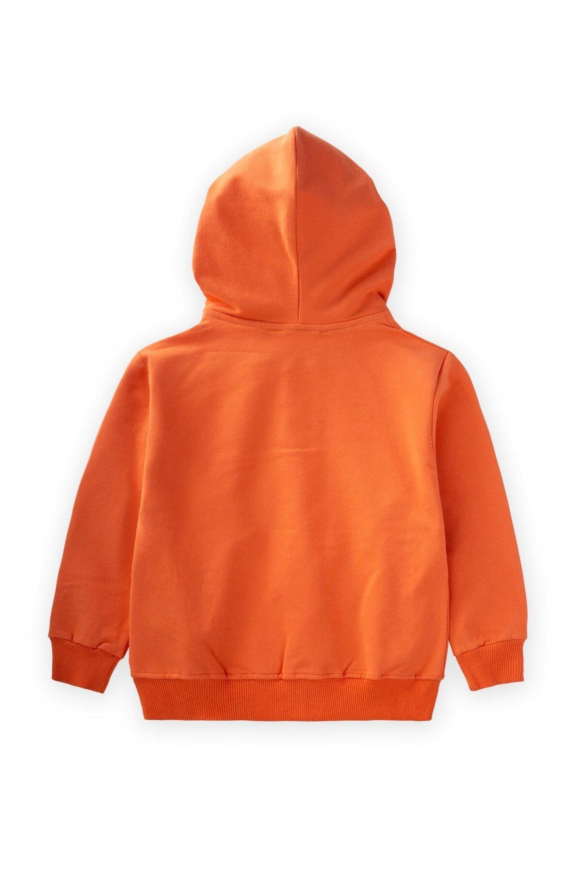 Seasonal Cardigan with Hooded Zipper 2-7 Years Orange