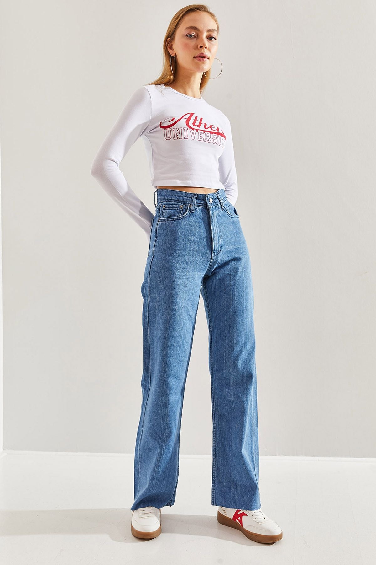 Female laser cut pants