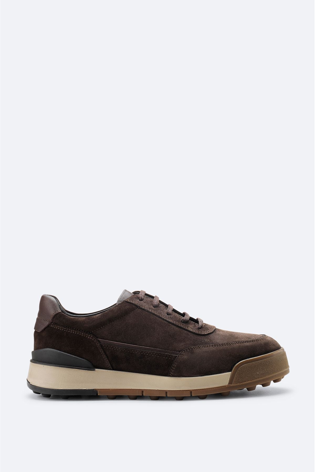 Men's Brown Suede Casual Shoes A42Y8009