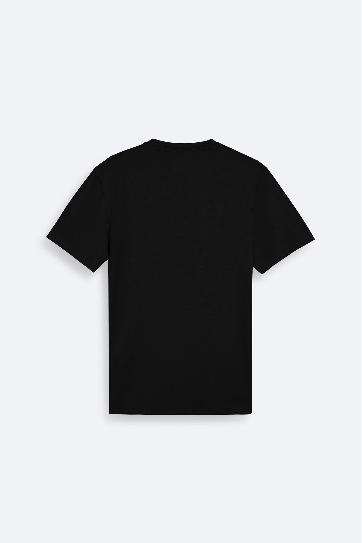 Men's Black Printed Cycling Bike Interlok T-Shirt A41y1174