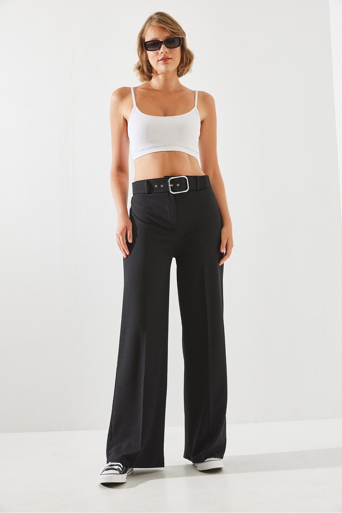 Plenty of Paça Trousers with Woman Belt